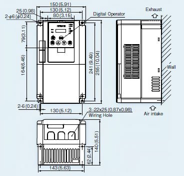 Hitachi SJ700-055HFUF2 - Hitachi AC Drives / VFD Drives - Hitachi AC Drive  - Hitachi VFD | Owned and Operated by AutomatedPT