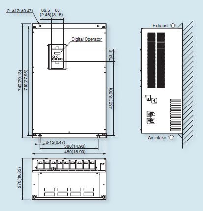 Hitachi SJ700-1320HFUF2 - Hitachi AC Drives / VFD Drives - Hitachi